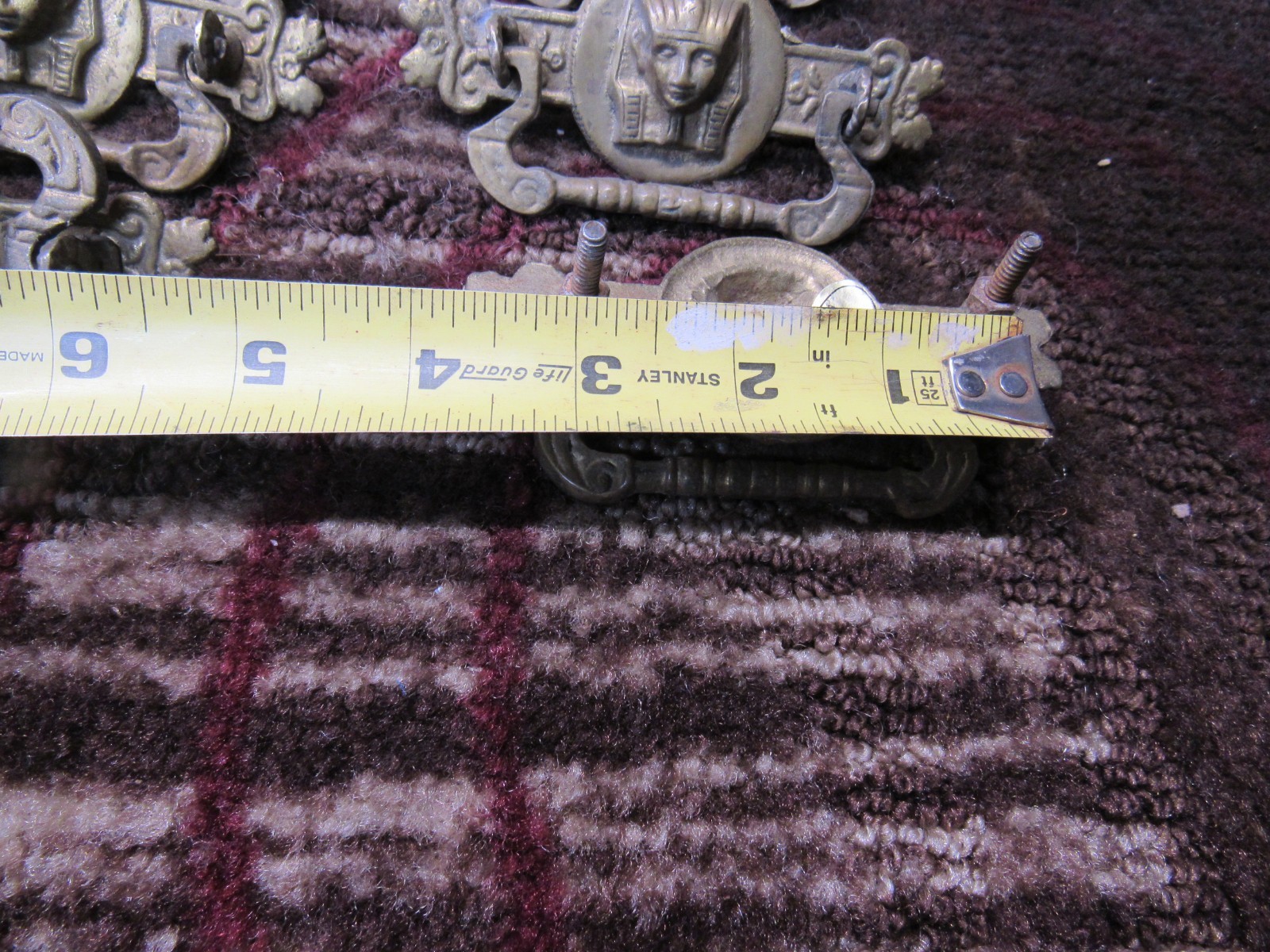 LO7 8 Egyptian Revival Pharaoh Bail Pulls Drawer Handles