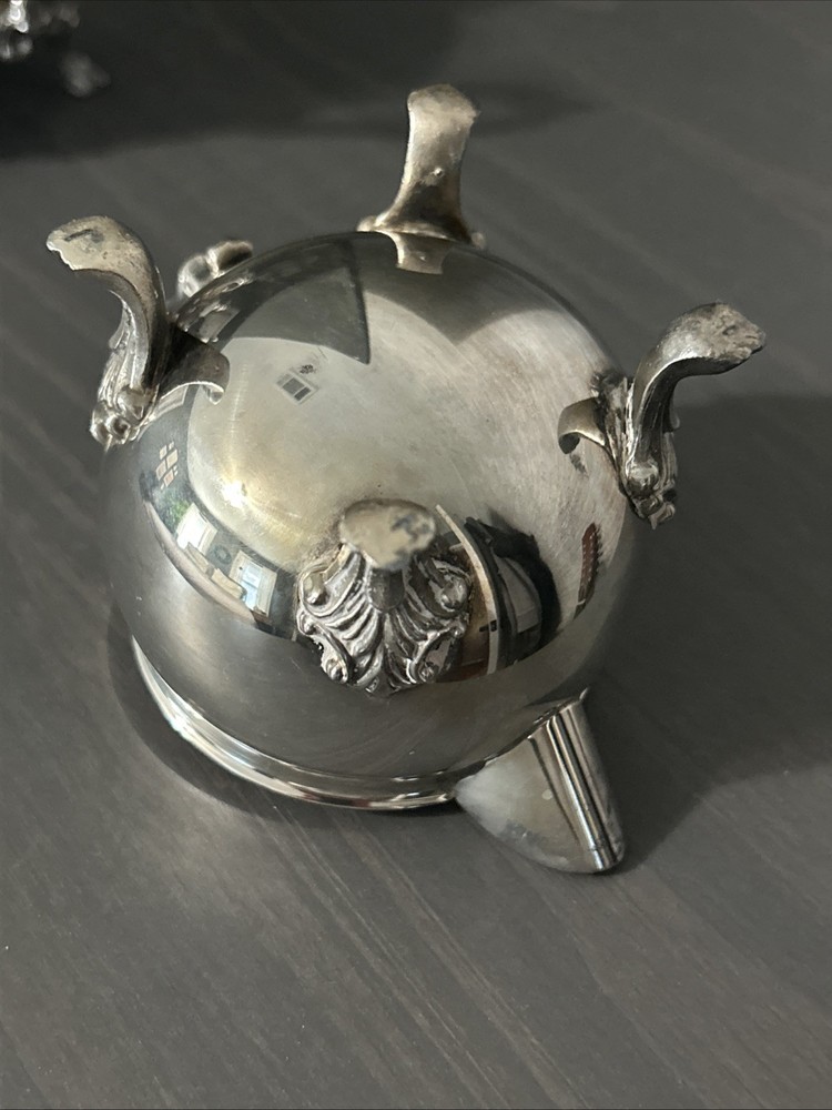 Vintage Silverplate Creamer & Sugar Set