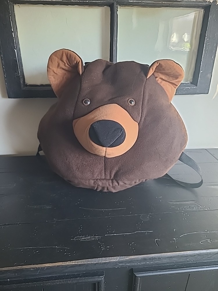 Vintage Wildkin Bear Sleeping Bag Backpack