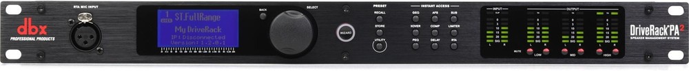 dbx DriveRack PA2 Complete Loudspeaker Management System