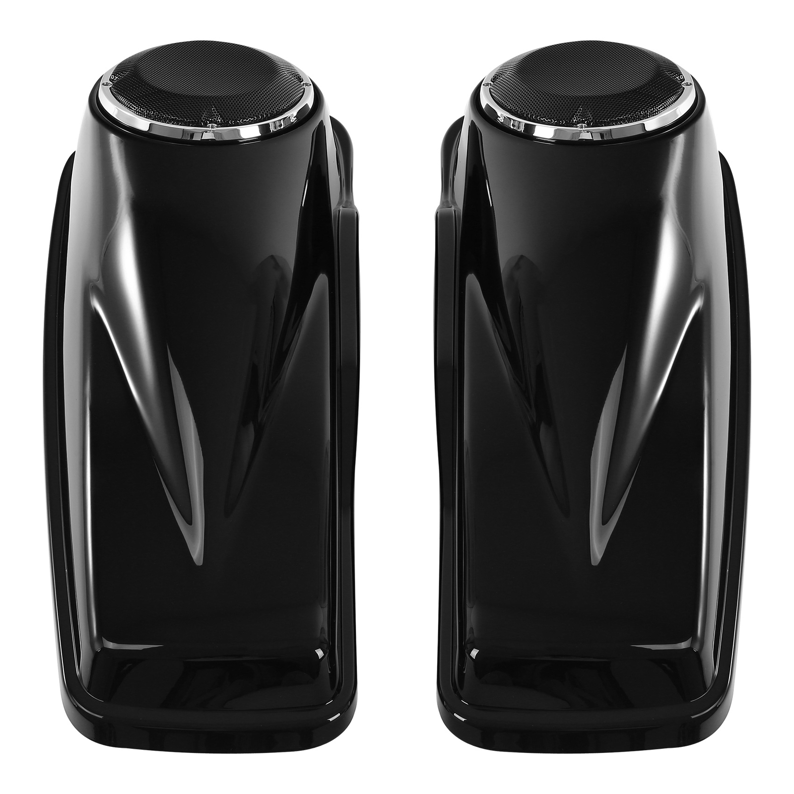 6.5" Saddlebag Speaker Lids Fit For Harley Touring Street Glide Road King 14-24