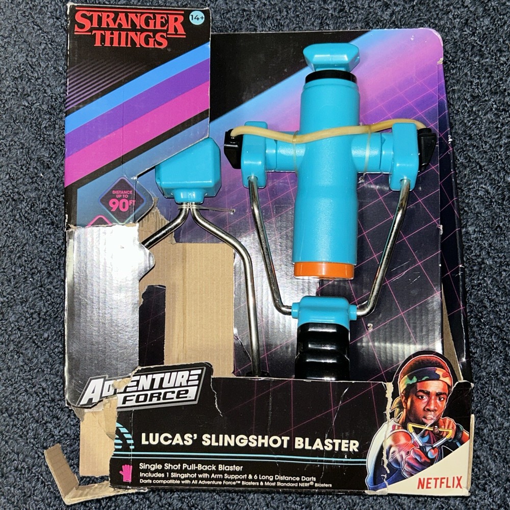 Adventure Force Stranger Things Lucas' Slingshot (Damaged Box/Missing Darts)