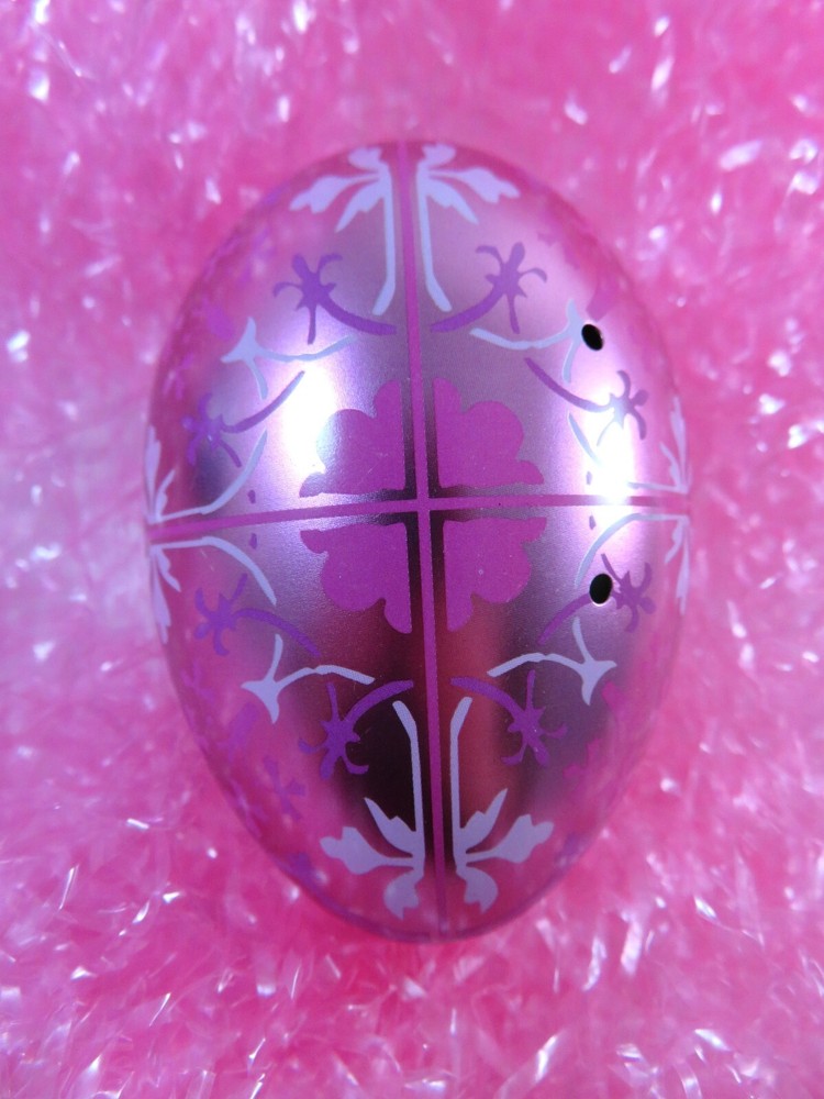 Empty Tin Easter Eggs With Ventilation Holes Candy Containers Spring Décor