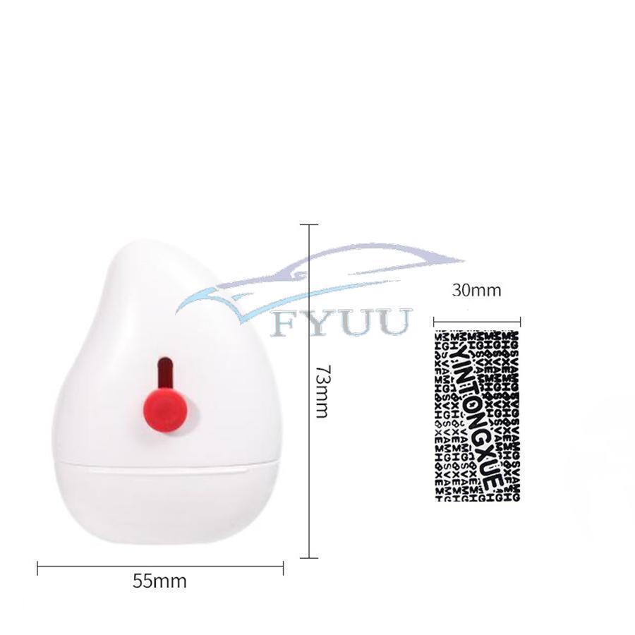 2PCS Identity Theft Protection Roller Stamp Guard ID Privacy Data Confidential
