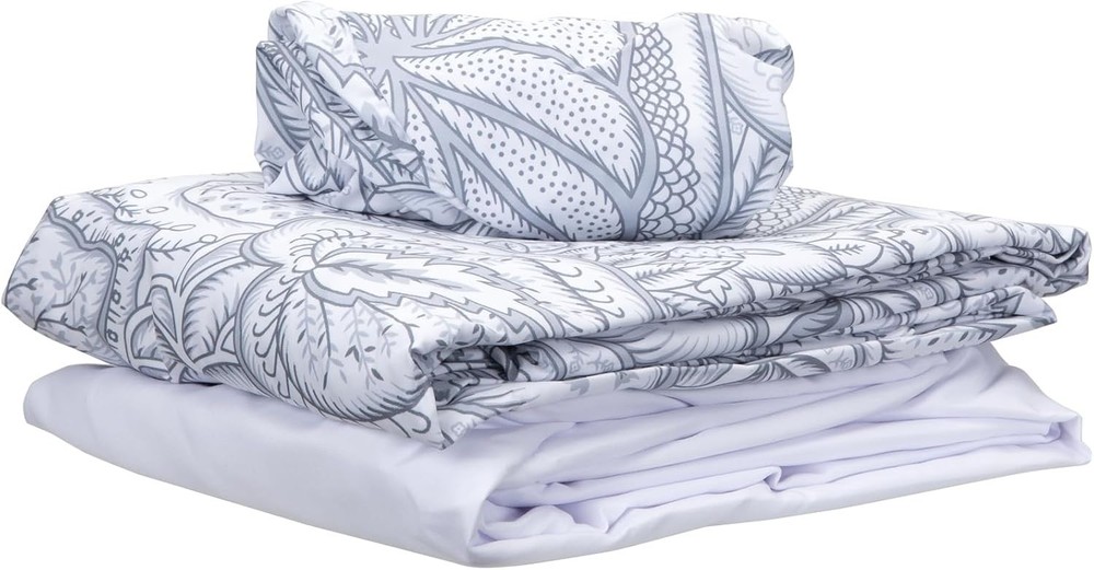 ForPro Microfiber 3-Piece Massage Sheet Set, Island Tranquility - Queen