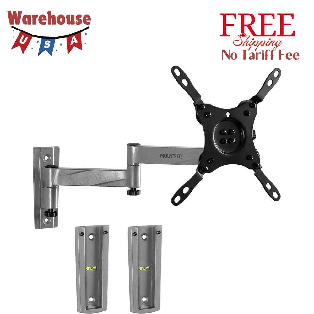 Locking RV TV Mount with Dual Wall Plates & Quick Release , Full Motion