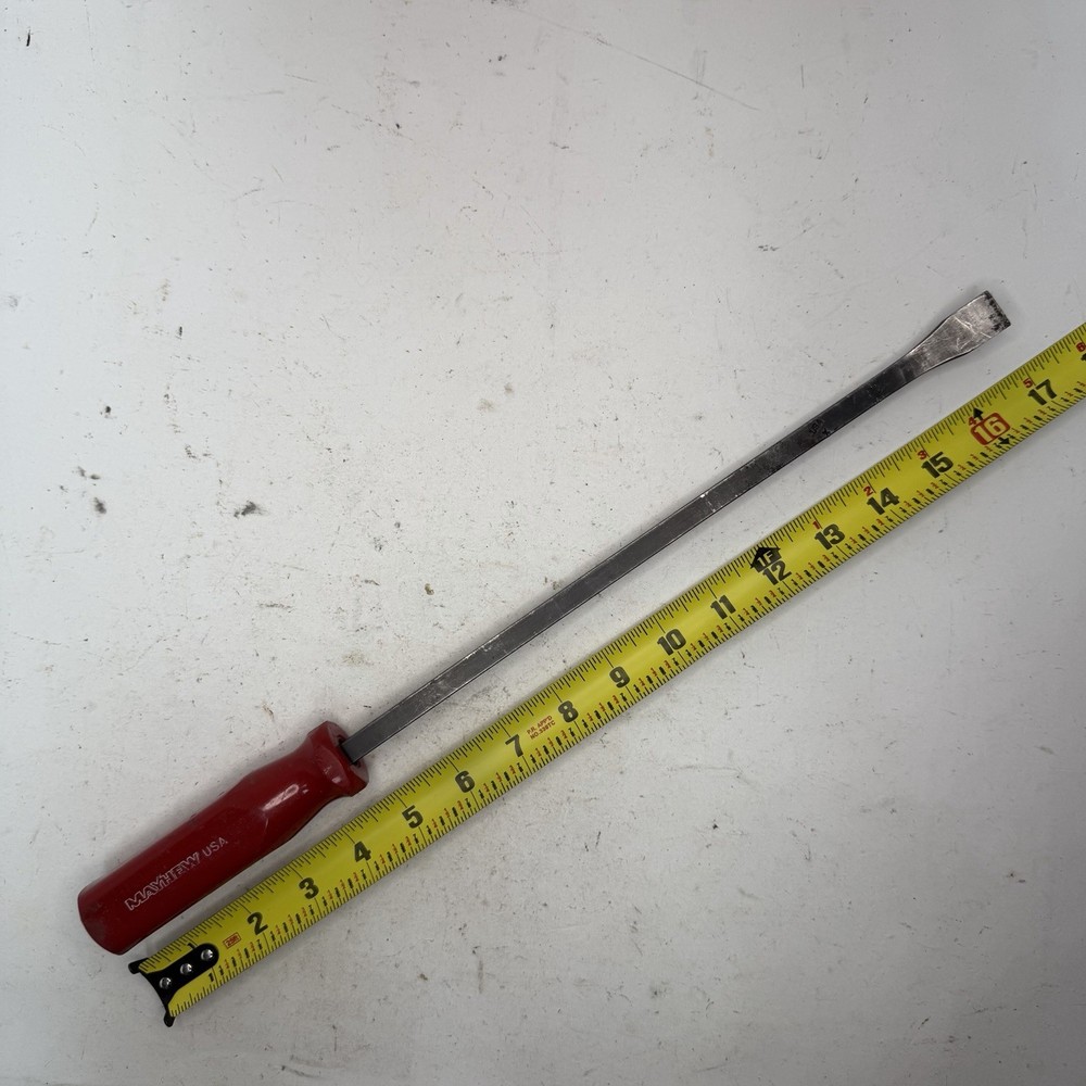 Mayhew 17" Pry Bar USA Red Handle