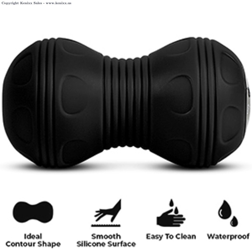 Vibrating Peanut Massage Ball - Deep Tissue Trigger Point Therapy, ... Fast Ship