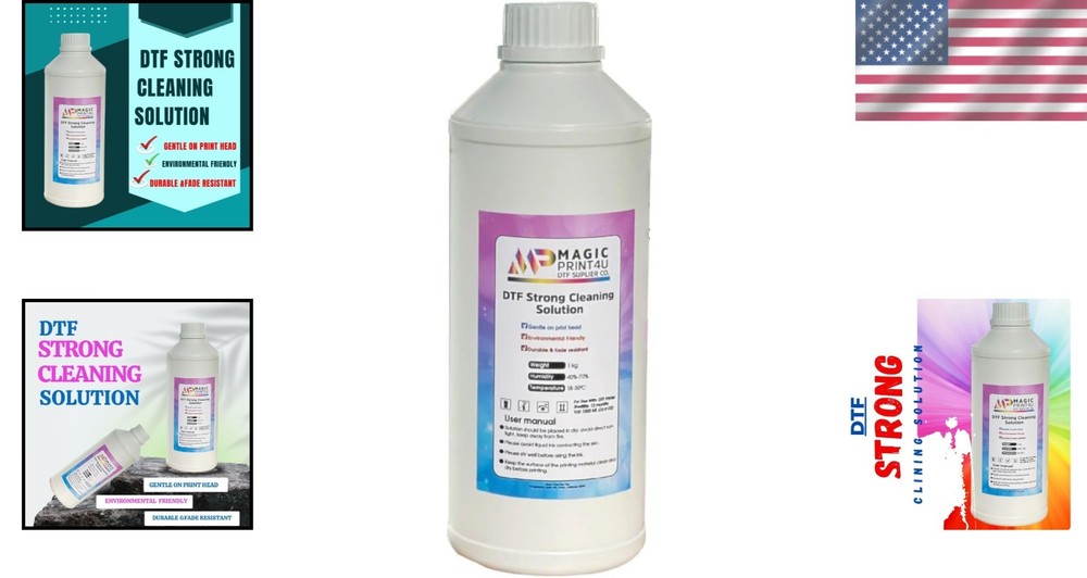 Heavy-Duty 1000ml DTF Cleaning Solution – Restore Printhead Functionality Safely