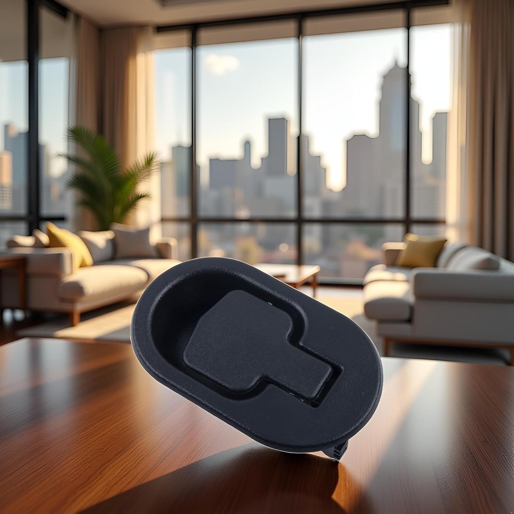 Stylish Black Replacement Pull Handle for Recliners - Durable and Practical