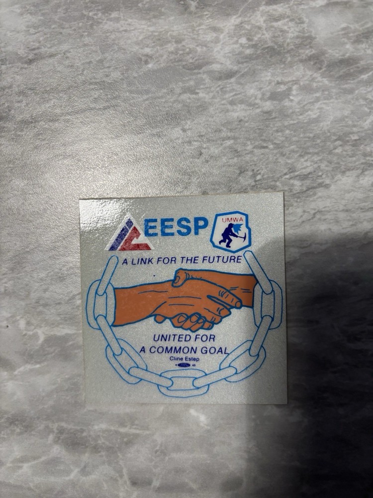 coal mining stickers nice older Island  Creek