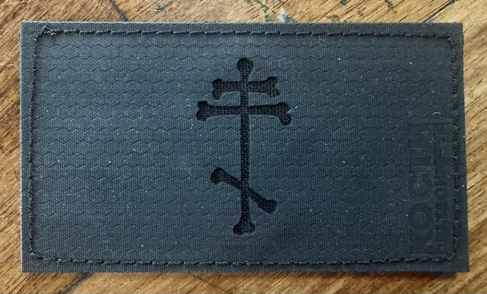 Distrikt15 “Kosti” Patch Laser Cut Black Variant