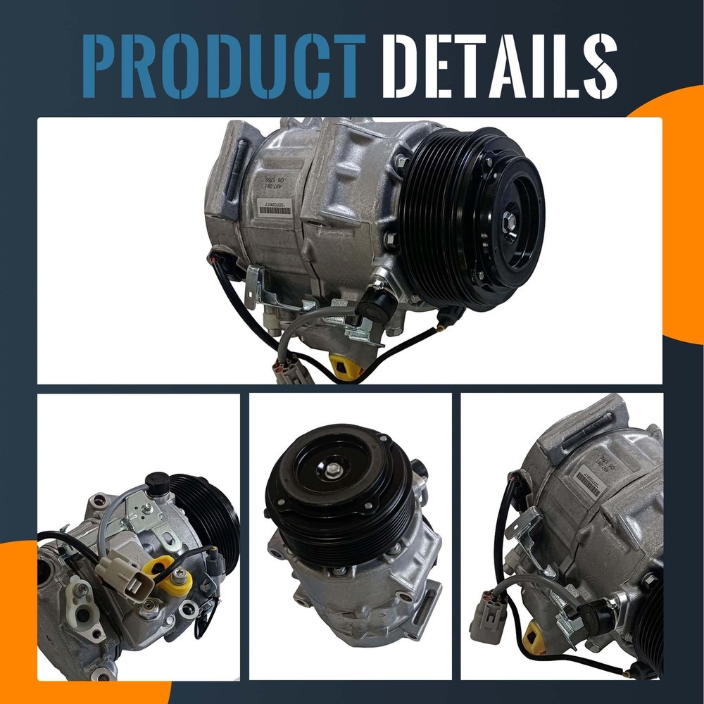 AC Compressor with Clutch for Highlander 2008-2009 158323