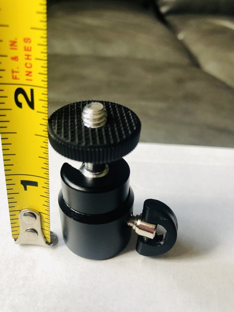 Three Mini Ball Heads 360 1/4-20 Size