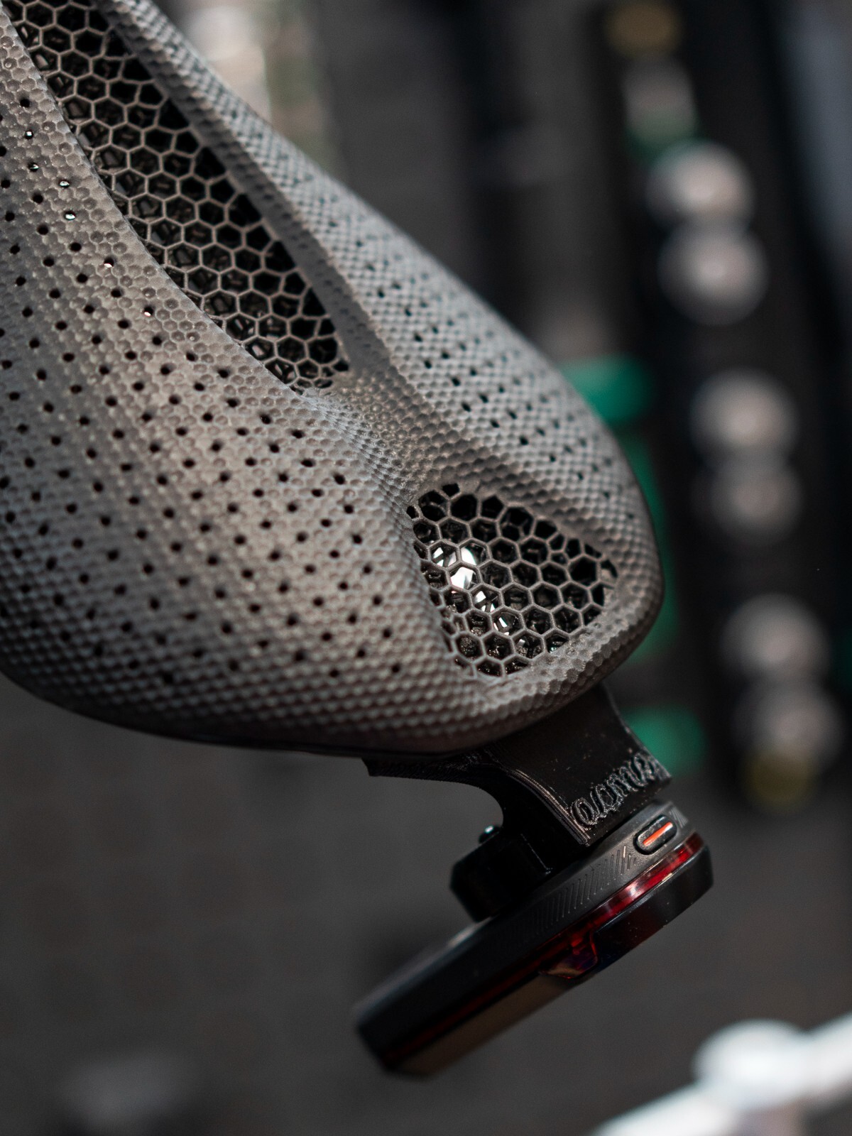 3D Print Garmin Varia Saddle Seat Mount For Specialized SWAT Saddle Selle Italia