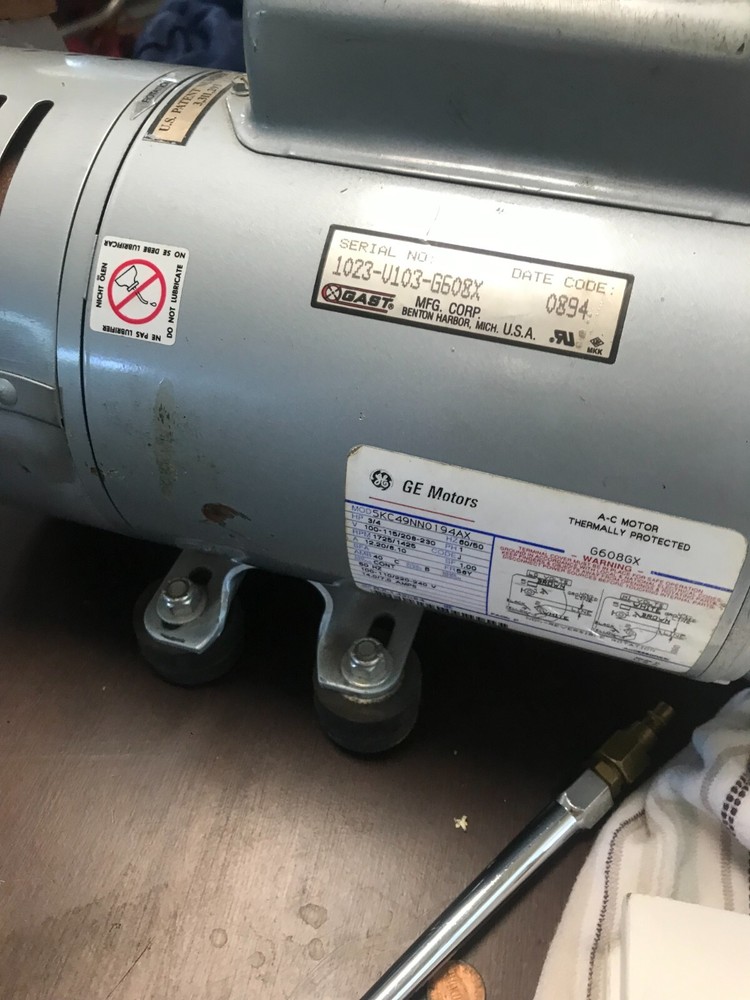 Air Systems International Compressor 3/4 Hp BAC-10S
