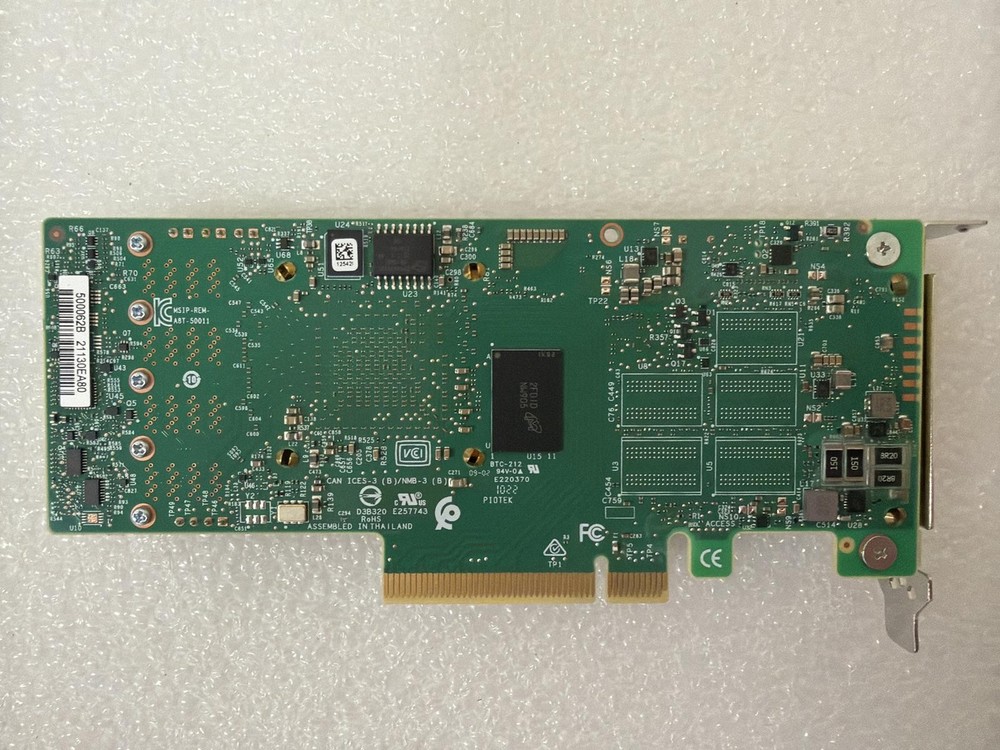 AVAGO BROADCOM 9461-16I RAID CONTROLLER CARD, W/ BOTH BRACKETS, BATTERY & CABLE