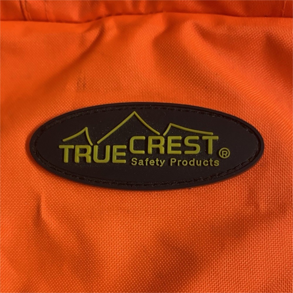 TrueCrest Industrial Protective Safety Jacket Orange Black Gray