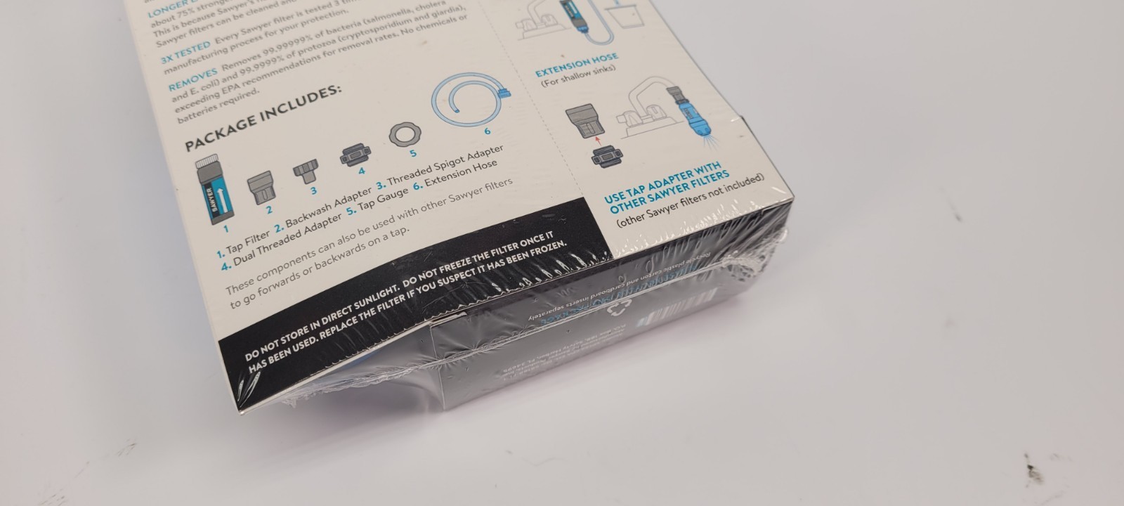 Sawyer Tap Filter Water Filtration System Fast Emergency Water SP134