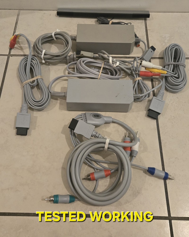 Huge Lot Video Games Controllers Accessories for Nintendo Please Read