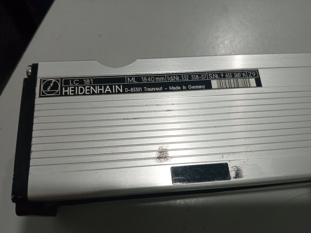 Heidenhain LC181 Linear Scale Encoder 1840 mm used refurbished with 3m cable