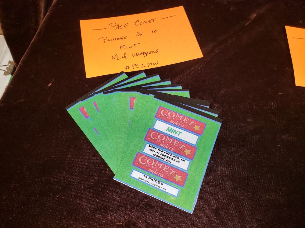 REPO PACE COMET GREEN MINT WRAPPERS "MINT" 10 PACK MINT #PC1 MINT