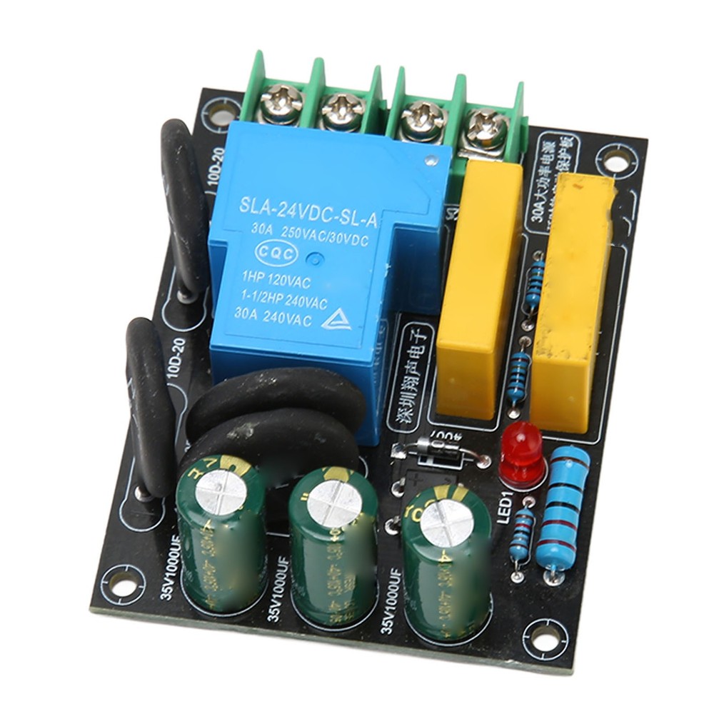 30A 6600W Soft Start Protection Module For Class A Amplifier Module AC 100V‑250V