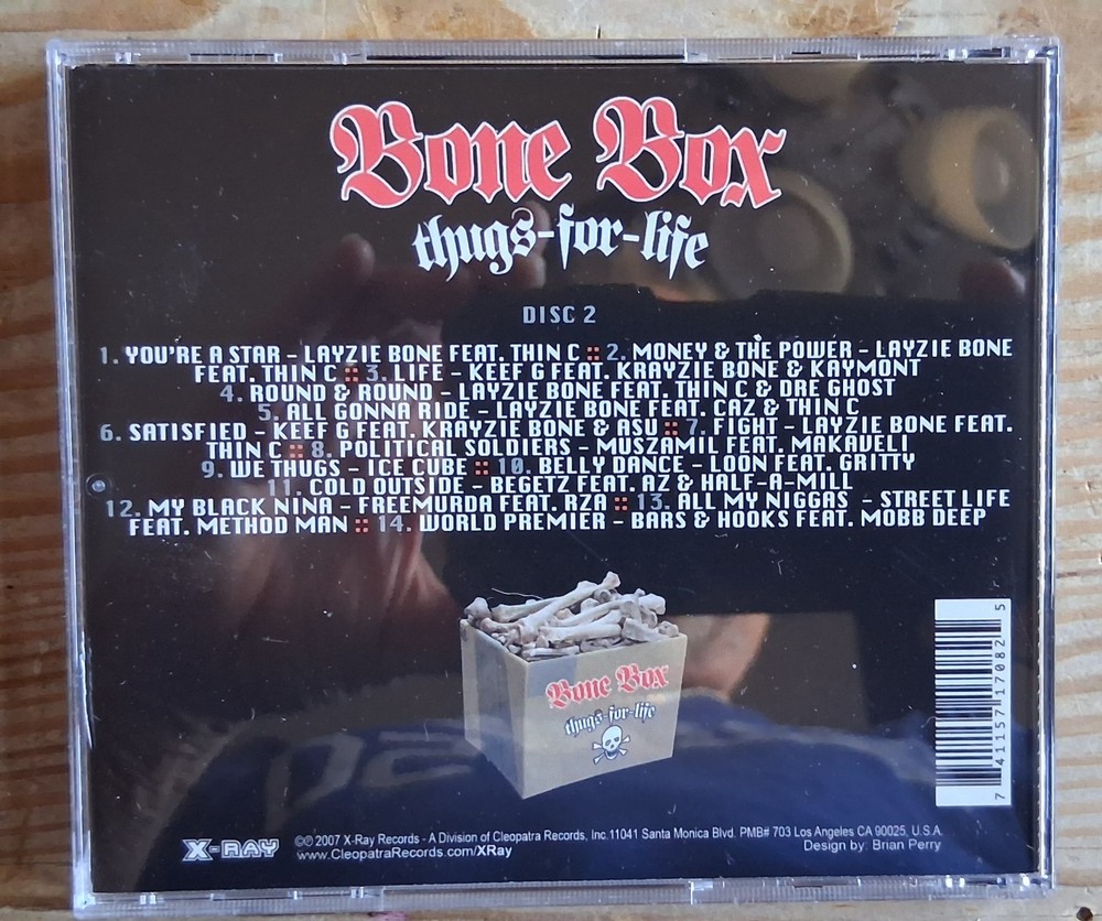 Bone Box (Bone Thugs & Harmony) Thugs For Life explicit lyrics (2CD set)