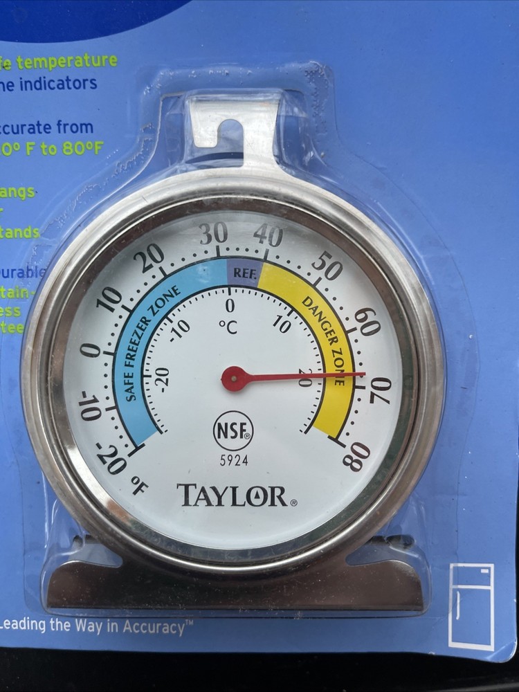 Taylor Freezer/Refrigerator Thermometer #5924