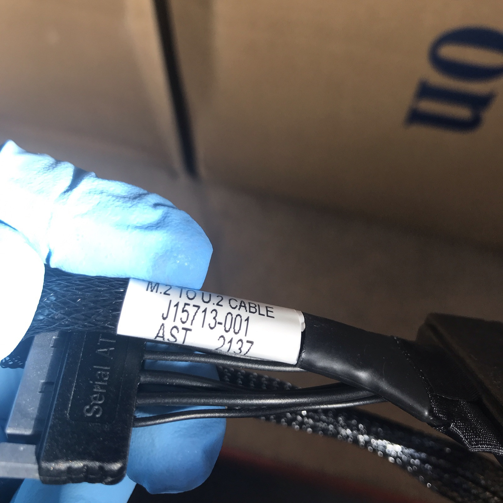 M.2 To U.2 Cable J15713-001 Amphenol