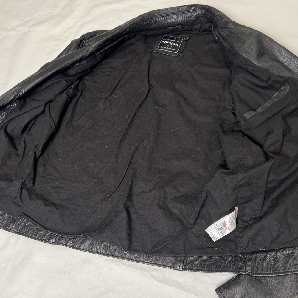 Top man Leather Buffalo Motorcycle Jacket
