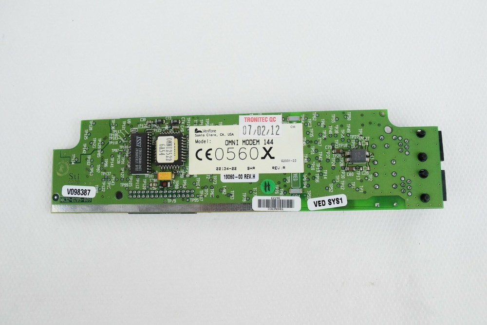 Verifone 55400-01 CPU5 Fax Modem Board
