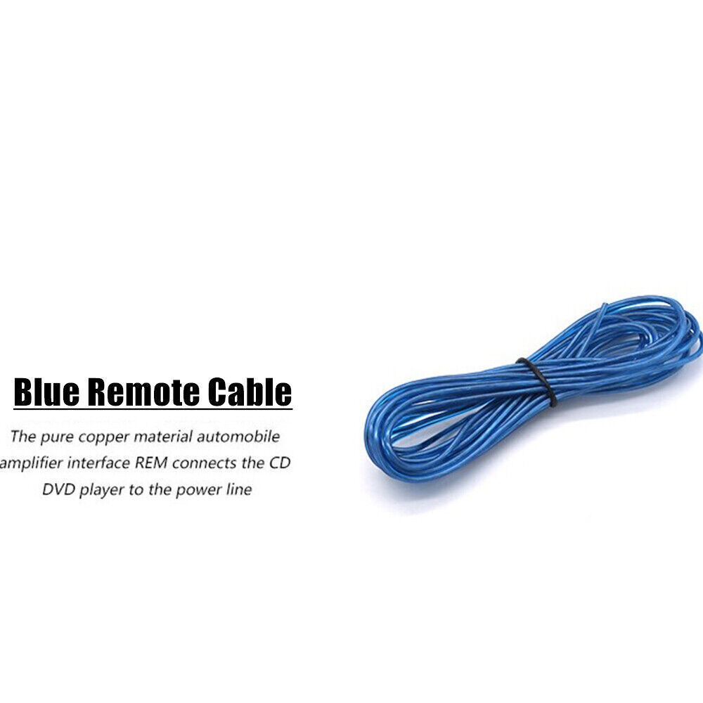 4 Gauge Car Audio Cable Kit Amplifier Install Amp RCA Subwoofer Sub Wiring 2300W