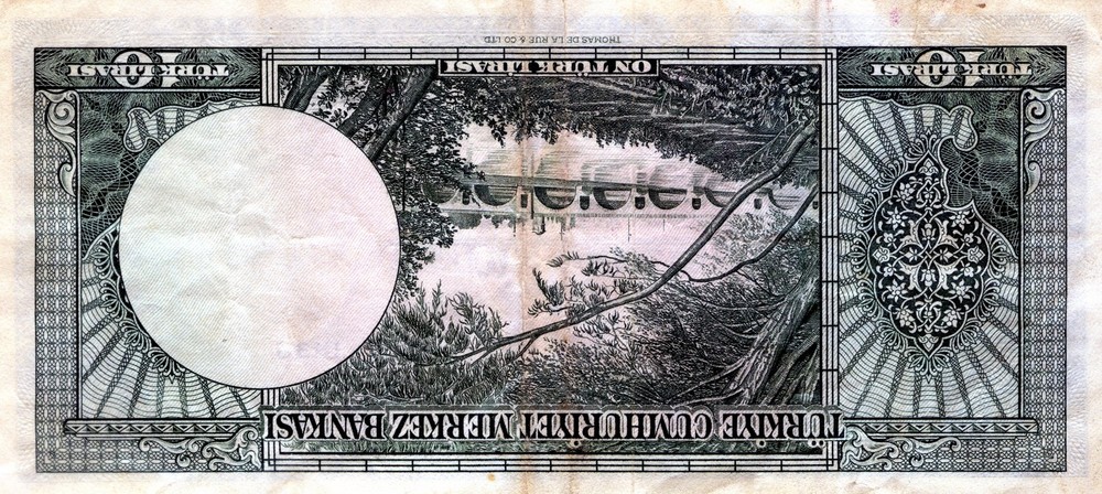 Turkey: 10 Lira, 1959