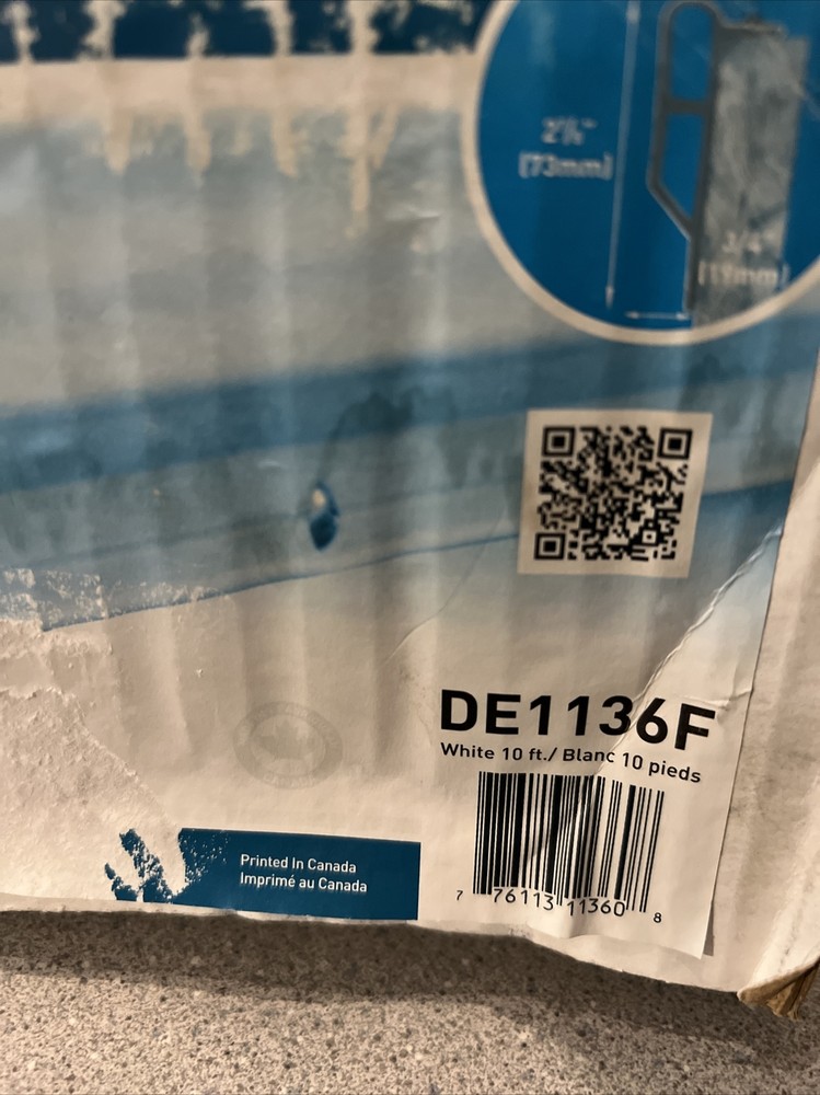 Dock Edge WHITE Dock Guard 10' x 2 7/8" DE1136F NEW