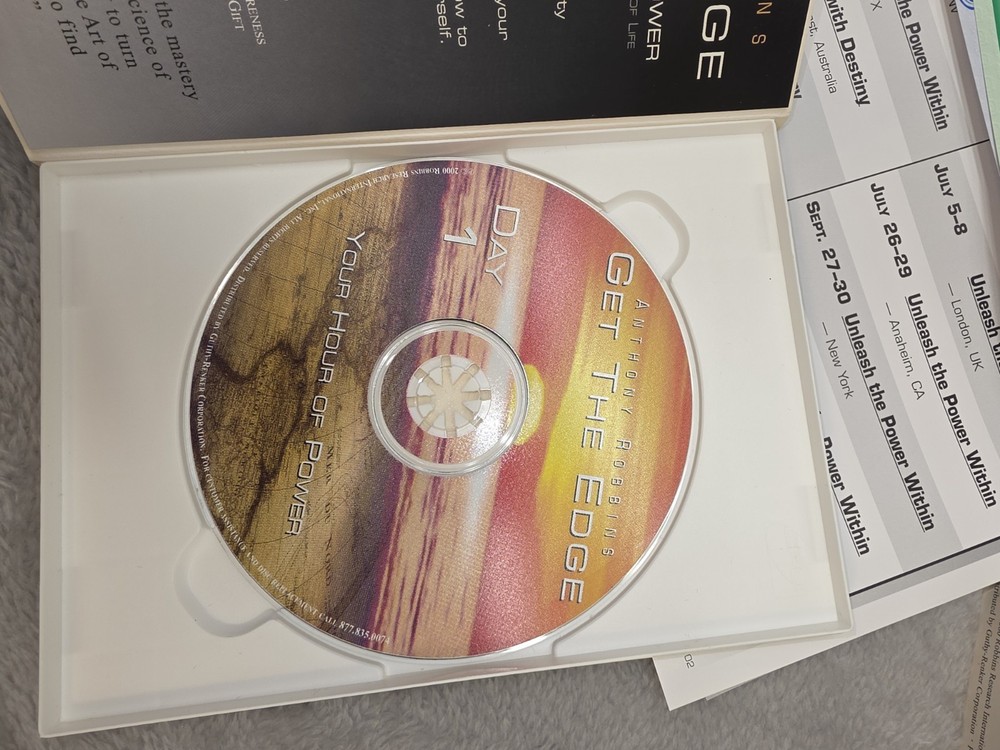 Anthony Robbins Get The Edge A 7-Day Program To Transform Your Life 9 CD