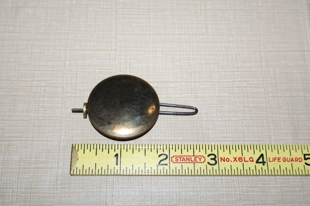 Antique Clock Pendulum Bob- 1.4 oz.