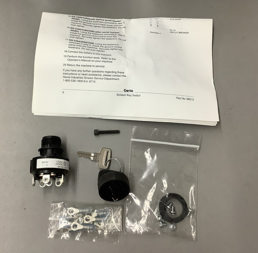 Total Source GN96011GT Ignition Switch 3 Position for Genie (b422)