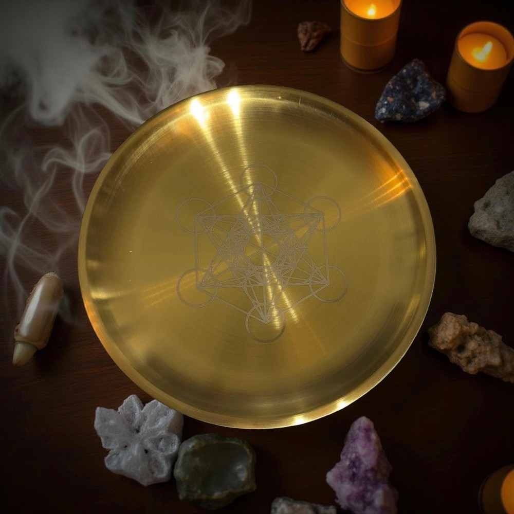 Alter Offering Plate - Metatron - Gold