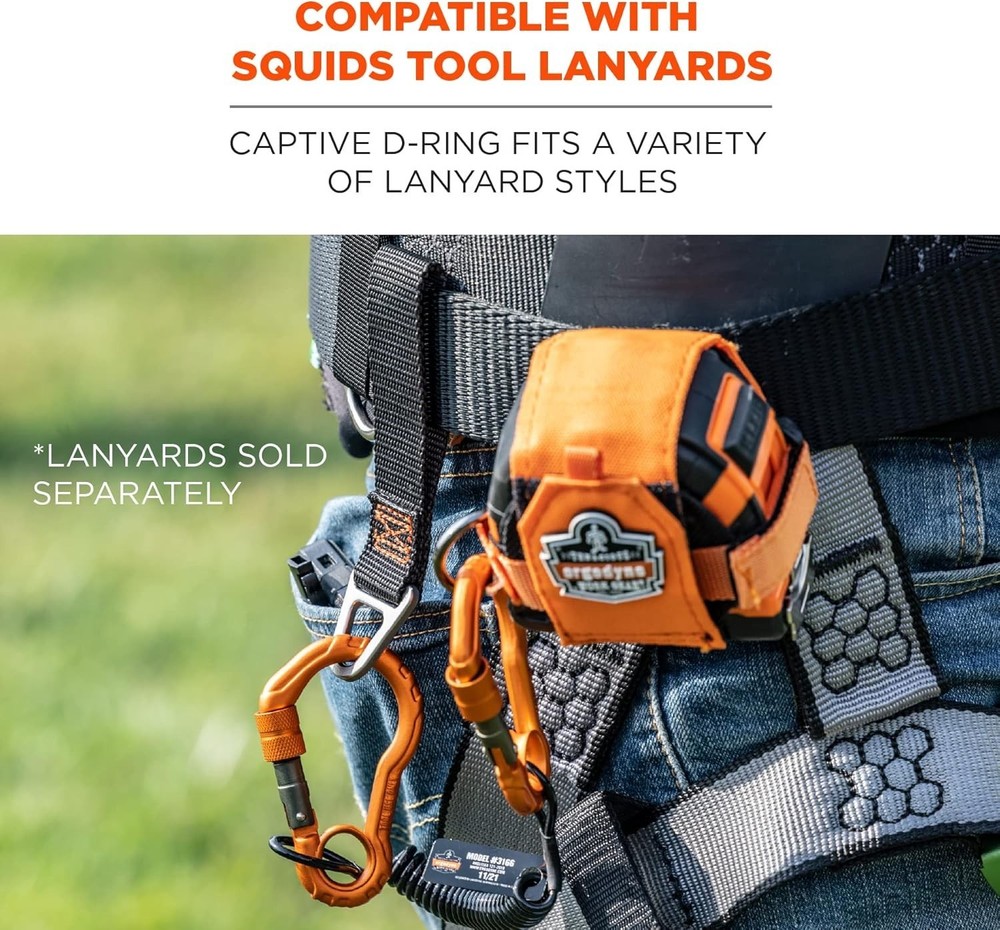 Squids 3171 Anchor Strap Tool Tethering Safety Attachment For Belts 5Lbs Capa...