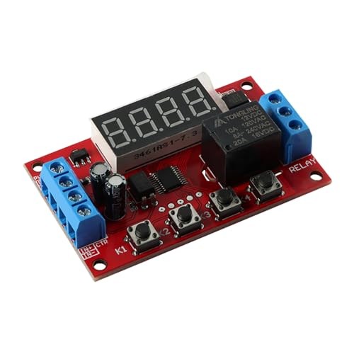 12V Multi-Mode Time Delay Relay Module, Adjustable Delay Timer, for 12v