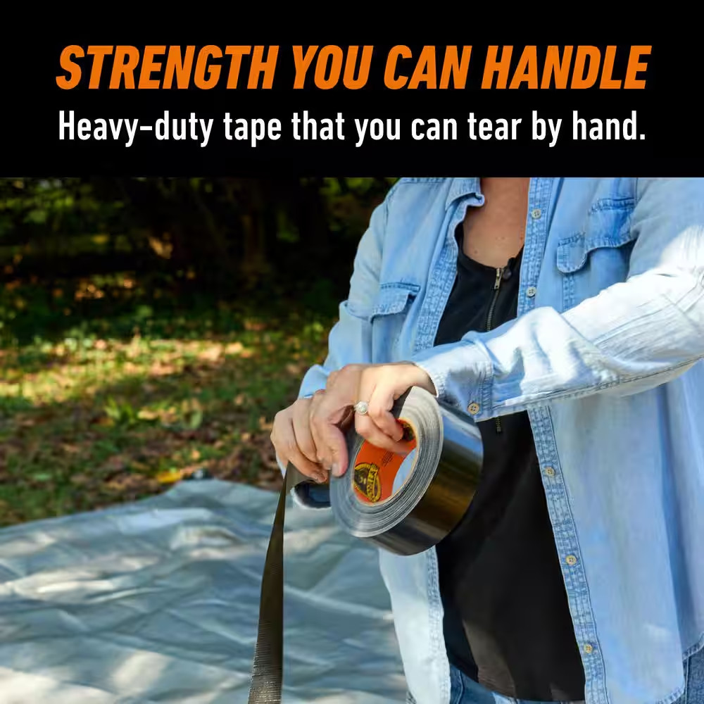 10 Yds. Black Duct Tape