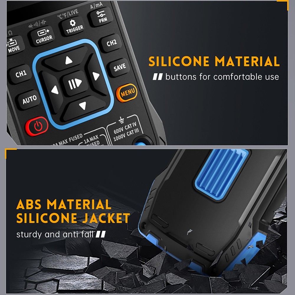 FNIRSI Function Signal Generator +2C23T Handheld Digital Oscilloscope Multimeter