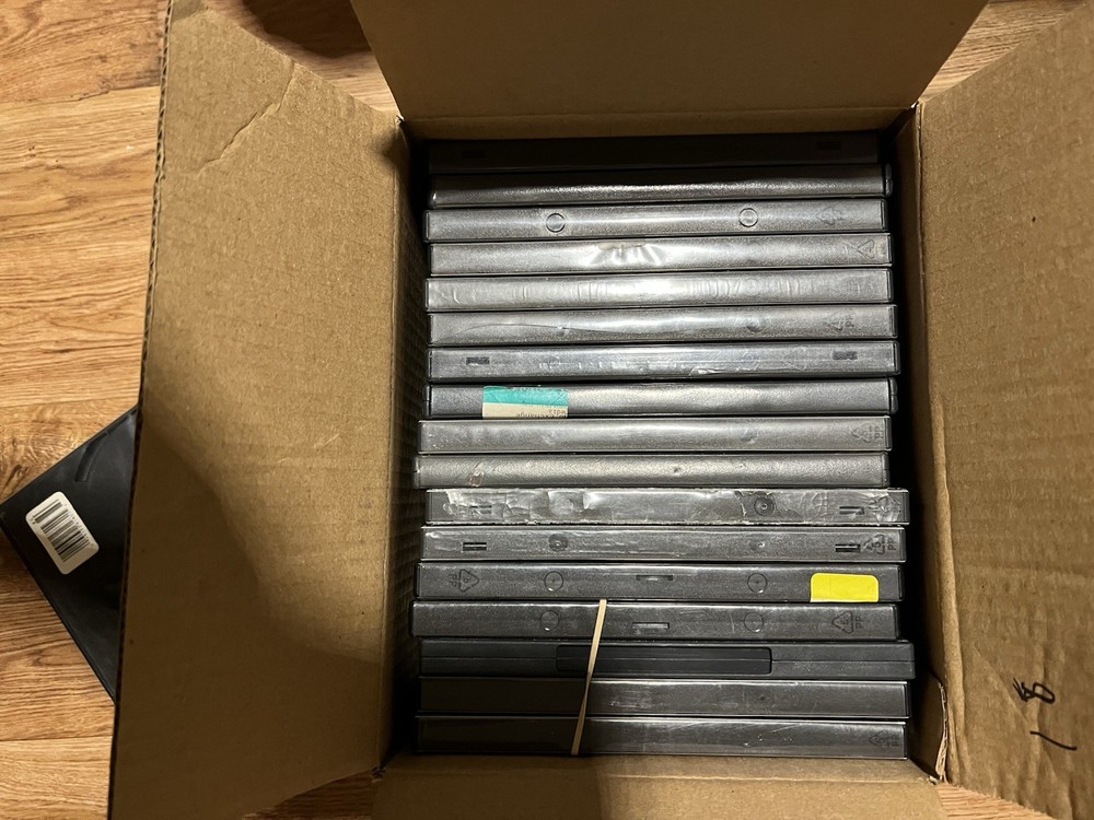 Recordings & Supplies 14mm DVD Empty Replacement Cases with Wrap...
