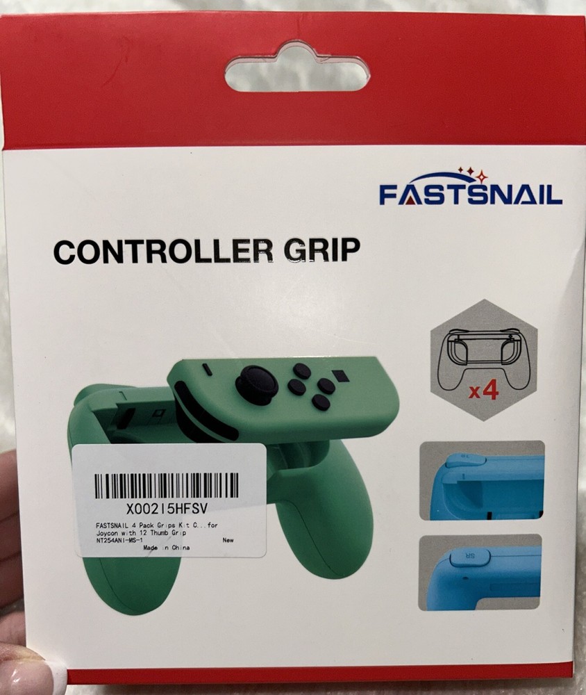 FASTSNAIL~4 Pack~Controller Grip Kit~Compatible with Nintendo Switch~NEW