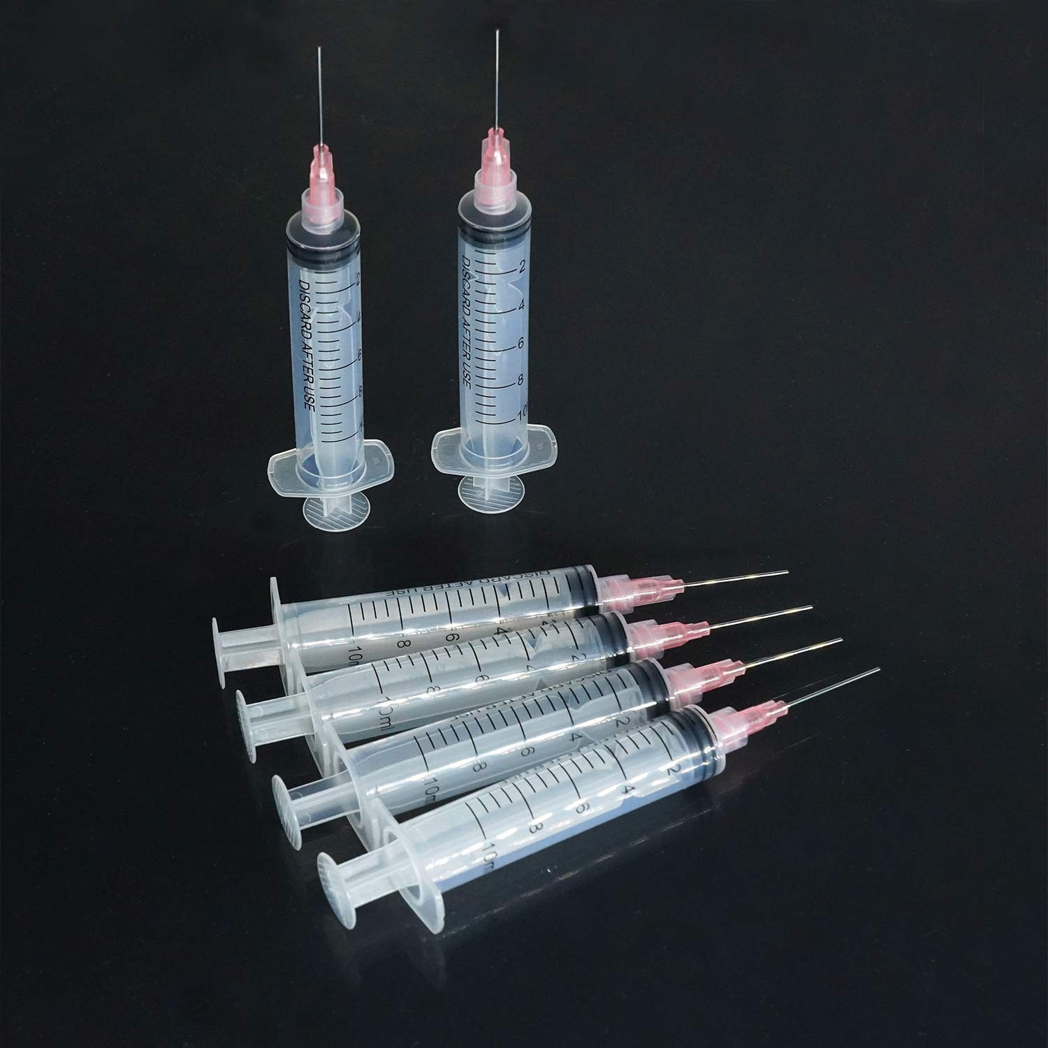 10ML/CC Ink Filling Syringe with Measurement and Blunt Needle Tip for 6pcs