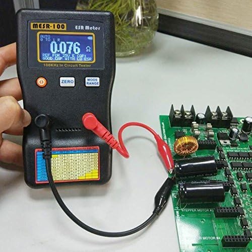 Digital ESR Meter for Capacitor and Resistor Testing with Auto Ranging Function