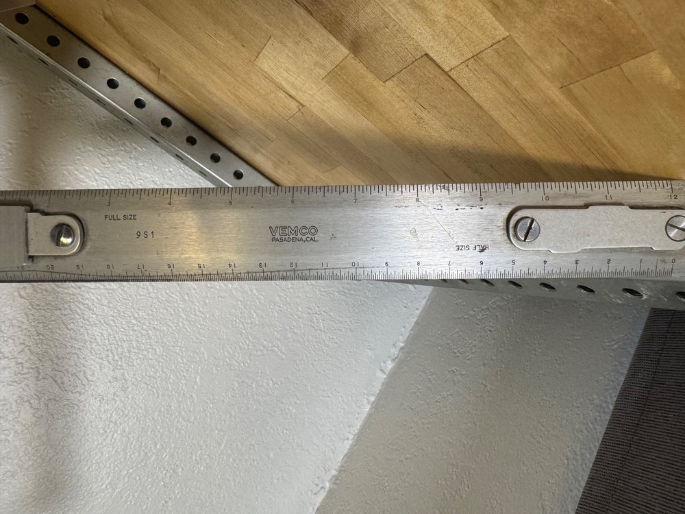 Teledyne Post Drafting Machine Arm Made In Japan drafting architect tool as is