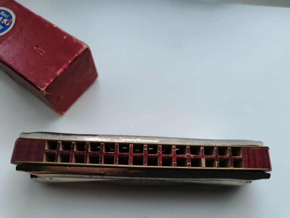 Vintage tremolo harmonica Bandmaster C