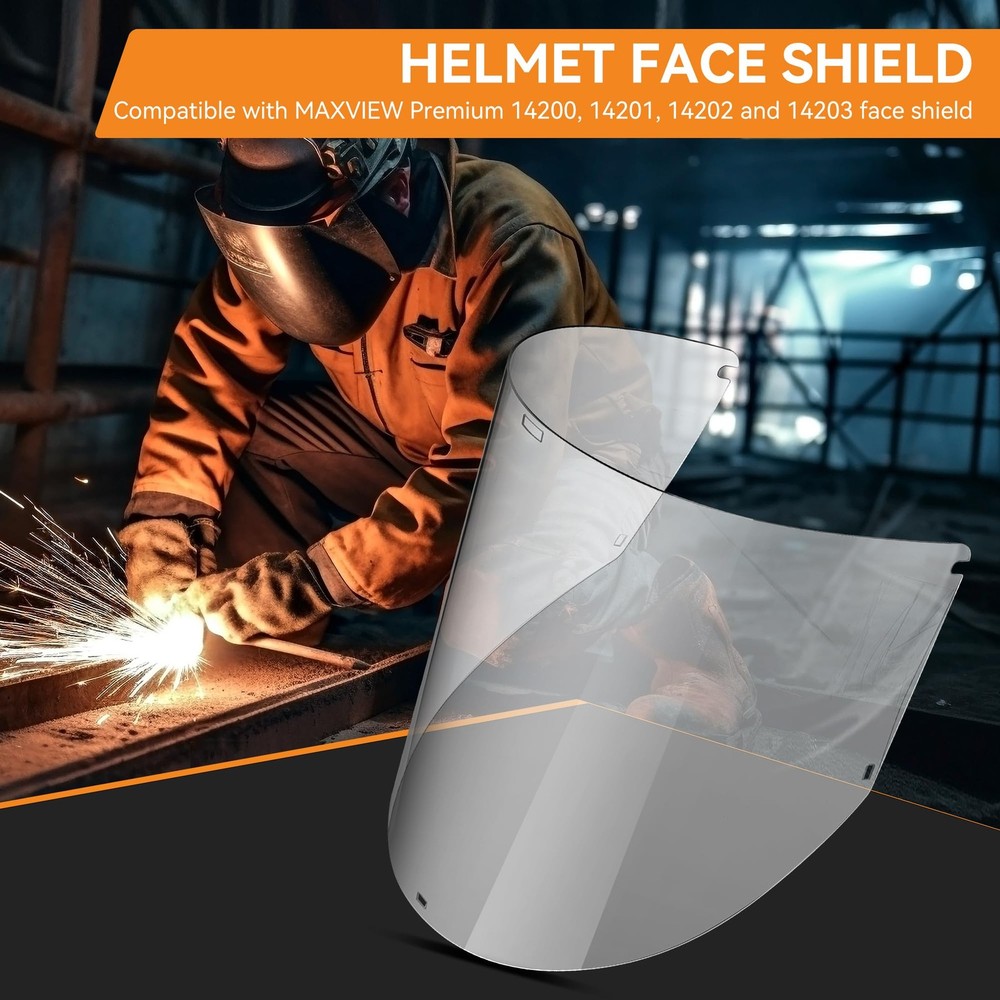 Replacement Window Compatible with Jackson Safety MAXVIEW Premium Face Shield...